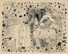 Pablo Picasso (1881-1973), d'après, "L'écuyère", 1960, lithographie, signée et datée "12.4.60" dans