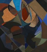 Alfred Reth (1884-1966), Composition, 1959, technique mixte sur panneau, signée et datée, contresign