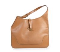 Hermès, sac Trim en cuir lisse Gold, année 1979, bouclerie dorée, 29x38 cm
