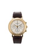 Vacheron Constantin, réf. 49003/000J-3, montre chronographe en or 750, circa 1993 Mouvement: cal.