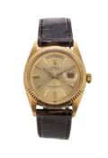 Rolex, Day-Date, réf. 1803, montre en or 750, circa 1965 Mouvement: cal. 1556, automatique, 26 rub