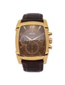 Parmigiani, Kalpagraphe, Ed. Limitée n°17/100, montre chronographe en or rose 750 Mouvement: cal. 3