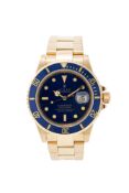 Rolex, Submariner, réf. 16618/16610, montre-bracelet en or 750, circa 1991 Mouvement: cal. 3135, a