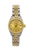 Rolex, Datejust, réf. 6917/6900, montre-bracelet en acier et or, circa 1976 Mouvement: cal. 2030,