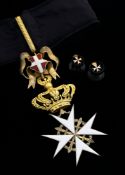 Ordre Souverain Militaire Hospitalier de St Jean de Jérusalem, de Rhodes et de Malte, croix de Cheva