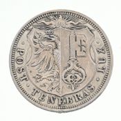 République et Canton de Genève, 5 francs 1848 en argent, tranche cannelée, frappée à 1176 exemplaire