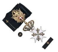 Ordre Souverain Militaire Hospitalier de St Jean de Jérusalem, de Rhodes et de Malte, croix de Cheva