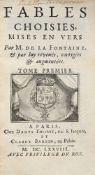 LA FONTAINE (Jean de). Fables choisies, mises en vers. Paris, Denis Thierry et Claude Barbin, 1678-1