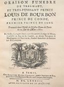 BOSSUET (Jacques Bénigne). Oraison funèbre de tres-haut et tres-puissant Prince Louis de Bourbon, pr