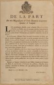 \[HELVETICA\]. De la part de nos Magnifiques & Très Honorés Seigneurs Syndics & Conseil. Édit daté d