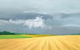 Kurt von Ballmoos (1934-2016), "Das hast du erzählt", 1997, huile sur toile, signée et datée, contre
