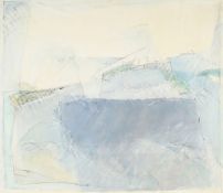 François Gay (1940), "Grey Land"_,_ mars 1973_,_ huile sur toile, monogrammée et datée au verso, 71x