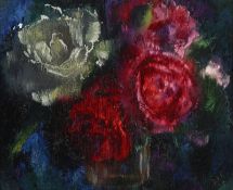 Augusto Giacometti (1877-1947), Rosen , 1928 (juillet), huile sur toile, signée, datée et titrée au