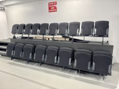 Hussey Seatway mobile 3-tier retractable Seating W
