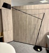 Angle poise Floor Lamp, black (location in building: fourth floor main office)
