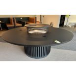 Circular Meeting Table, 2000mm diameter x 740mm, with central light and cable management (location