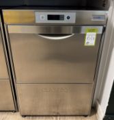 Class EQ D500DUO stainless steel single tray Dishwasher, 240volts (location in building: sixth
