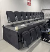 Hussey Seatway mobile 3-tier retractable Seating W