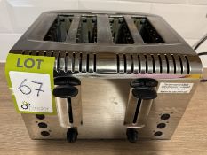 Russell Hobbs 4-slot Toaster, 240volts (location in building: sixth floor kitchen)