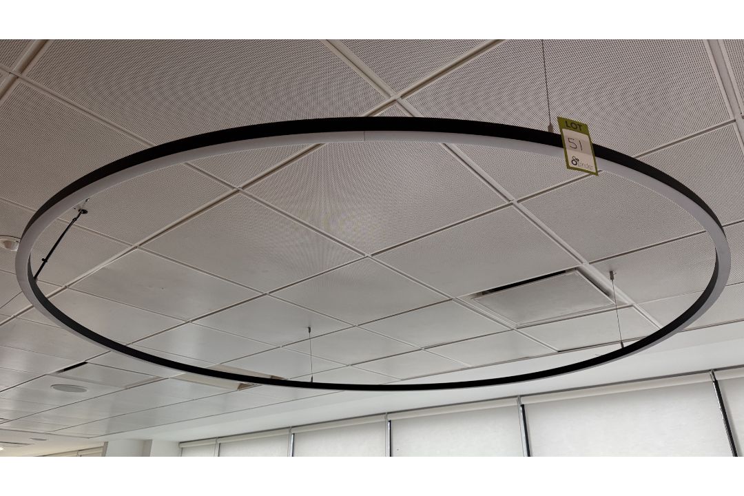 Ceiling mounted circular Strip Light, 2000mm diameter (location in building: sixth floor) - Image 2 of 4