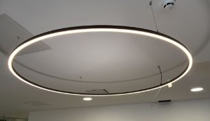 Ceiling mounted circular Strip Light, 2000mm diameter (location in building: sixth floor reception)