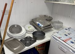 Quantity Trays, Serving Platters, Glassware, etc (location in building: first floor)