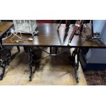Rectangular cast base Bar Table, 1070mm x 600mm x 700mm (location in building: first floor)