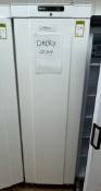 Gram K420LG mobile single door Fridge, 240volts, 600mm x 650mm x 1900mm (location in building: first