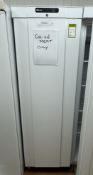 Gram K420LG mobile single door Fridge, 240volts, 600mm x 650mm x 1900mm (location in building: first
