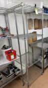 Wire 4-shelf Rack, 610mm x 600mm x 1840mm (location in building: first floor)