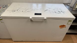 Hotpoint Chest Freezer, 240volts, 1400mm x 660mm x 880mm (location in building: first floor)