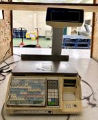 TEC SL9000N Weigh Scale, max 6/15kg, min 40g e=2/5g, with print out, 240volts (location in building: