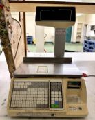 TEC SL9000N Weigh Scale, max 6/15kg, min 40g e=2/5g, with print out, 240volts (location in building: