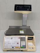 TEC SL9000N Weigh Scale, max 6/15kg, min 40g e=2/5g, with print out, 240volts (location in building: