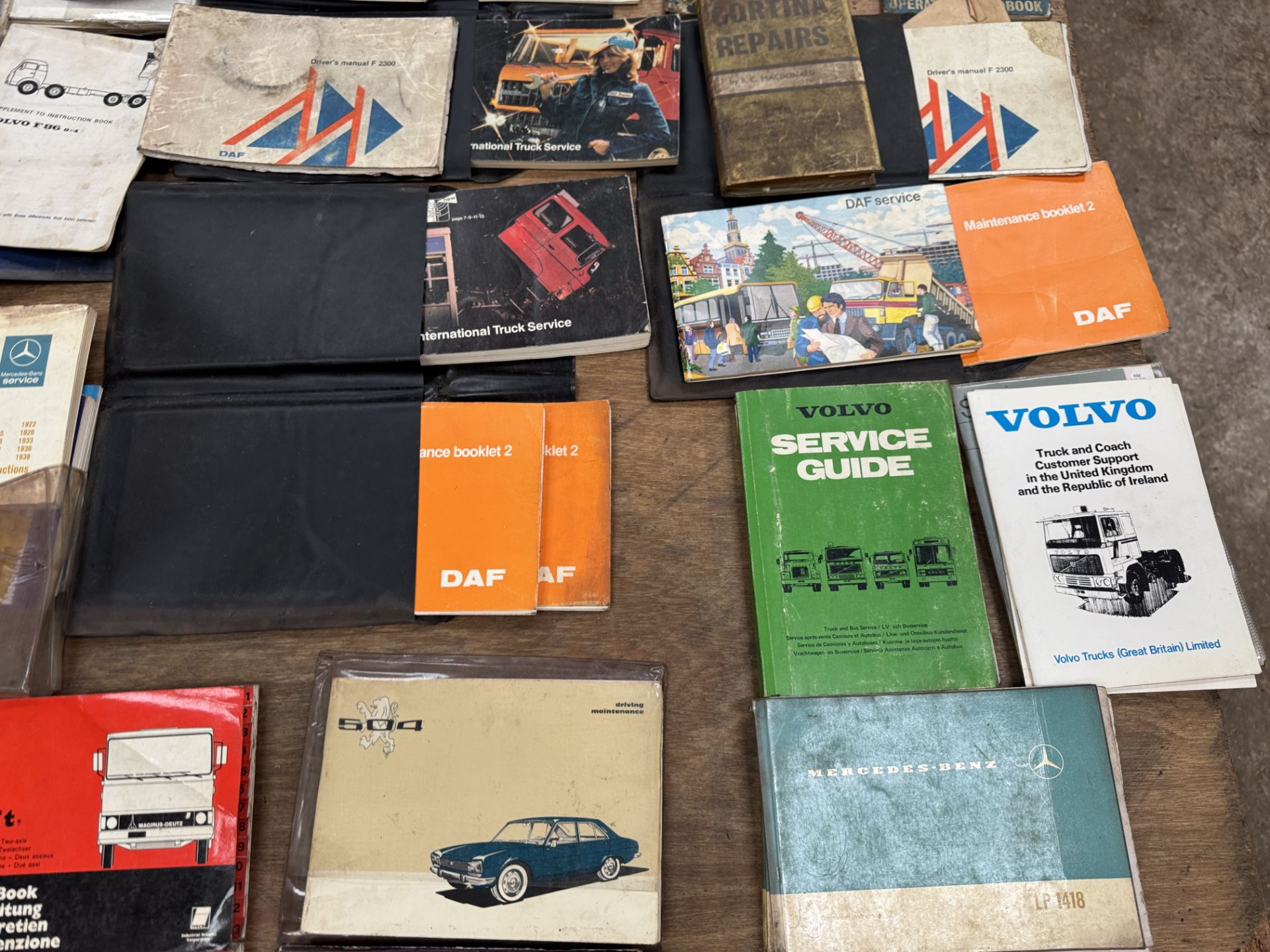 Approx. 60 various vintage and classic Commercial Vehicle, Car, Tractor and Van Manuals - Image 12 of 21