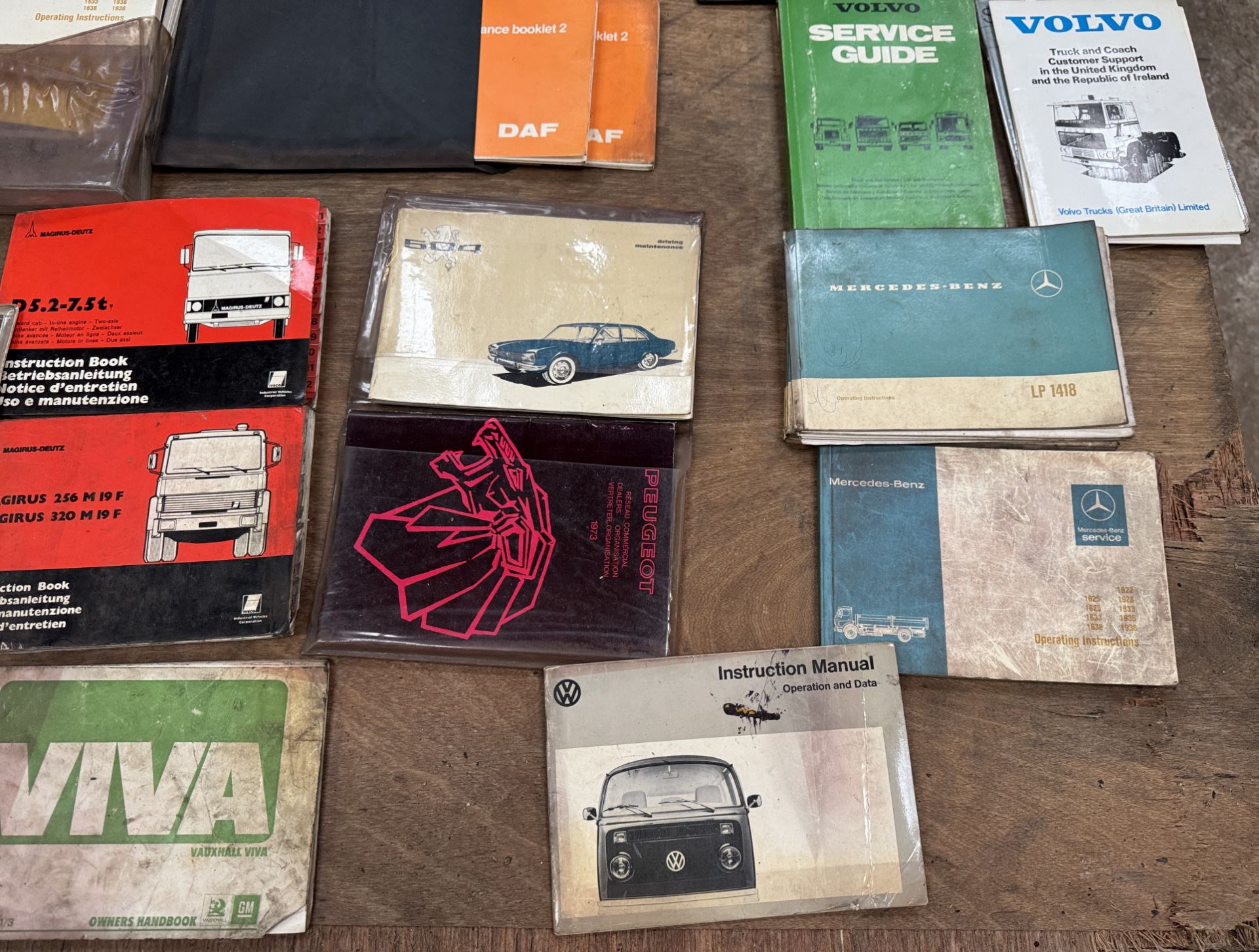Approx. 60 various vintage and classic Commercial Vehicle, Car, Tractor and Van Manuals - Image 13 of 21