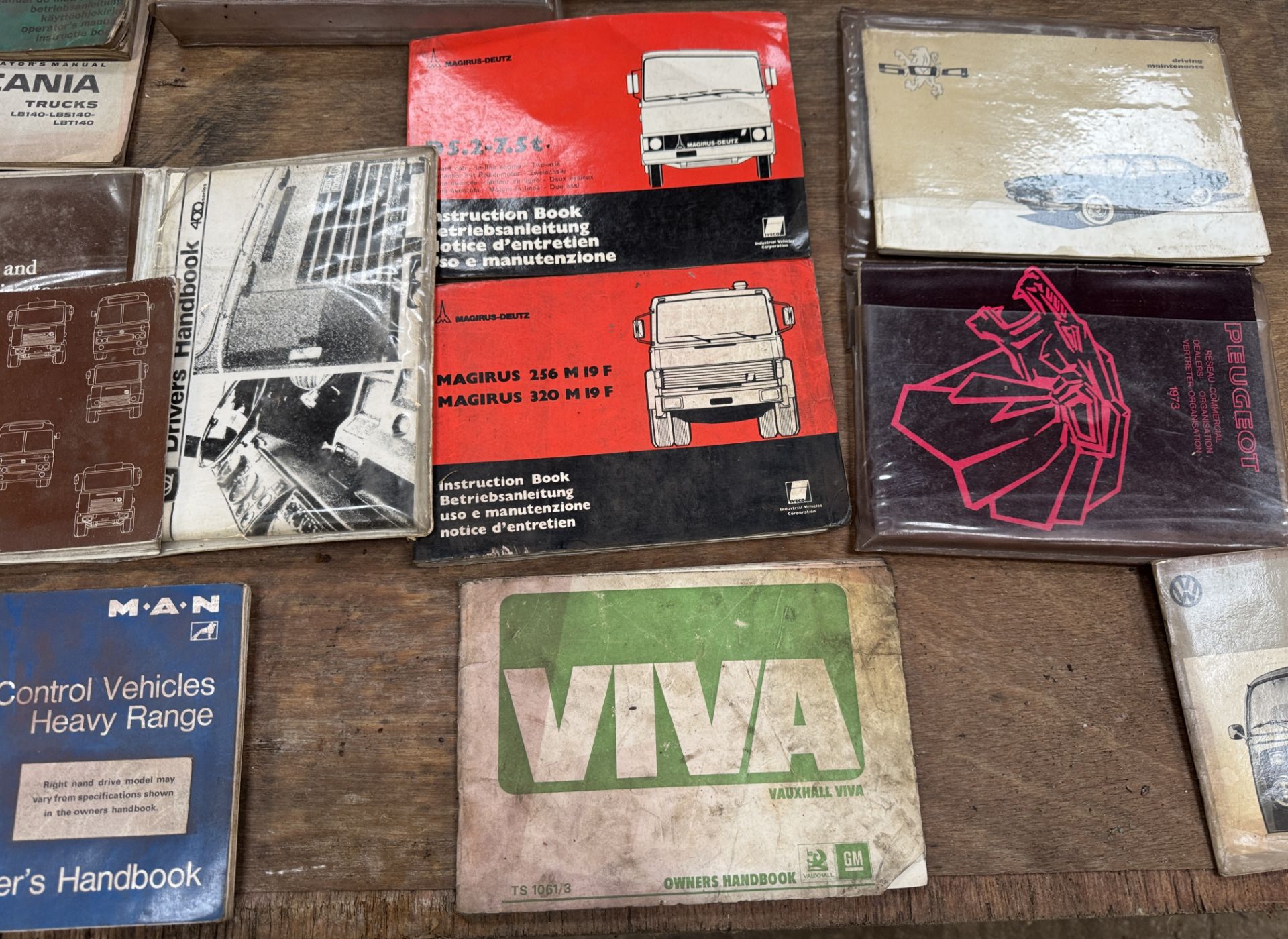Approx. 60 various vintage and classic Commercial Vehicle, Car, Tractor and Van Manuals - Image 8 of 21