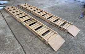 Pair Trailer Ramps, SWL 630kg per pair