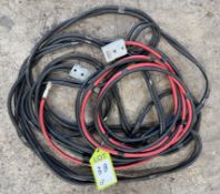 2 pairs various Jump Leads