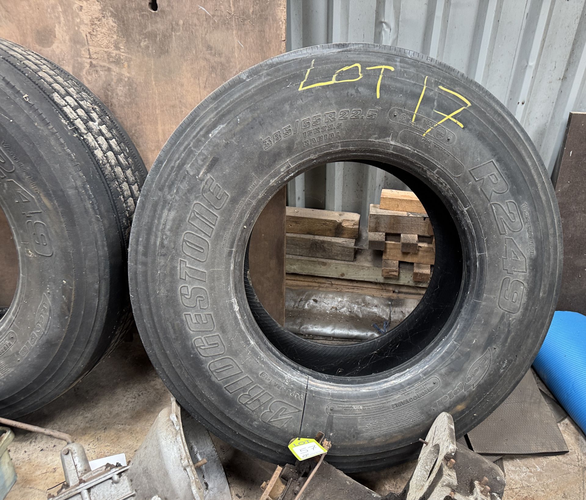 Pair Bridgestone R249 Truck Tyres, 385/65R 22.5 - Image 2 of 9