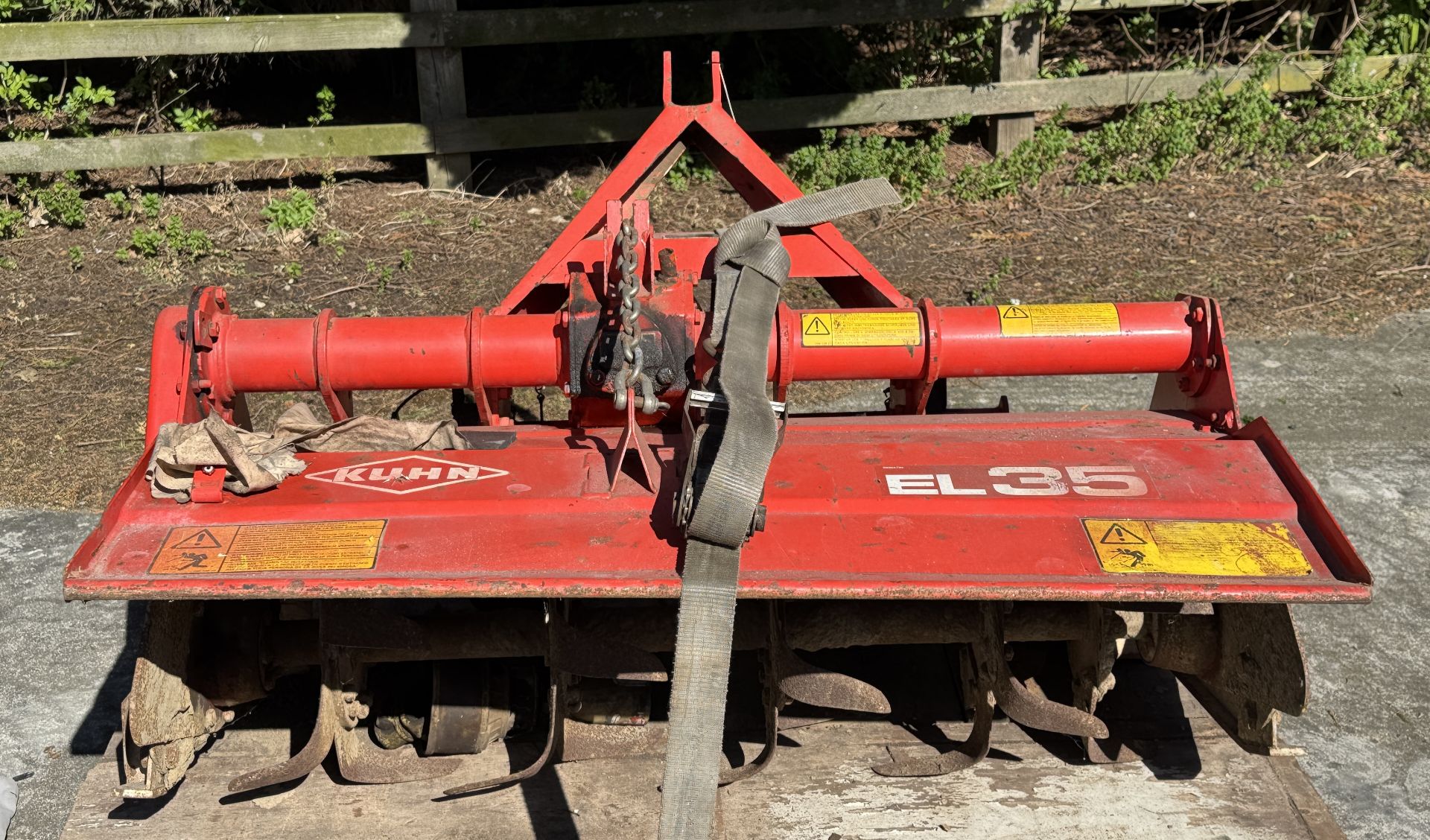 Kuhn EL35 Power Tiller Attachment, 1200mm wide