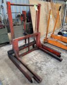 Mobile hand operated hydraulic Wheel Lift