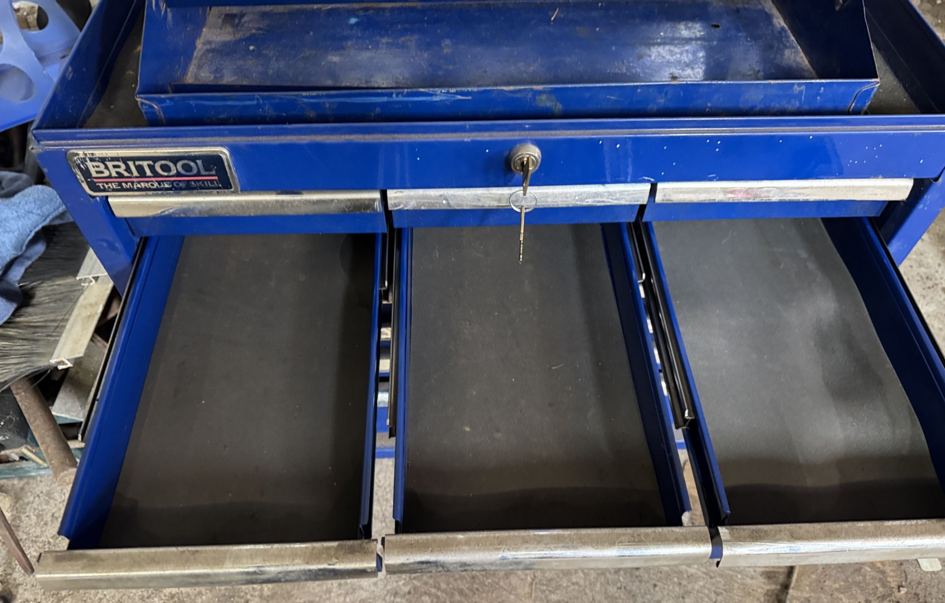 Britool Tool Box, with 12 drawers