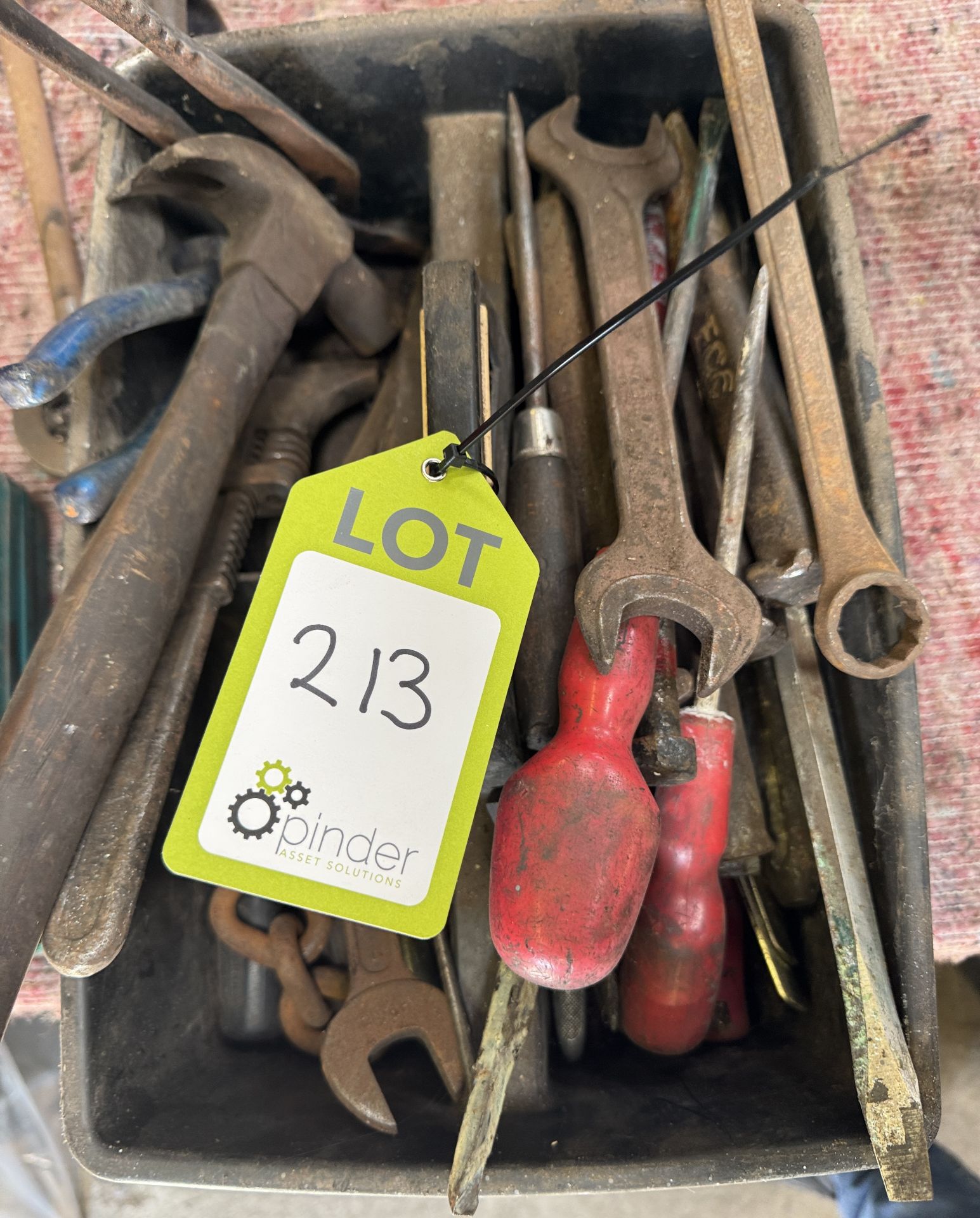 Quantity various Hand Tools including Spanners, Screwdrivers, Hammers, etc - Image 2 of 5