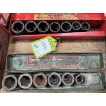 2 ¾in Socket Sets, including case