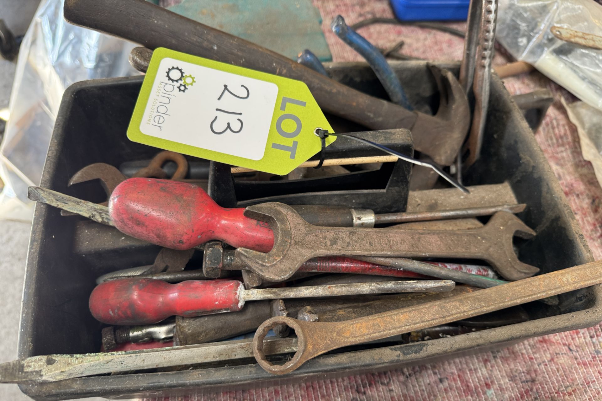 Quantity various Hand Tools including Spanners, Screwdrivers, Hammers, etc