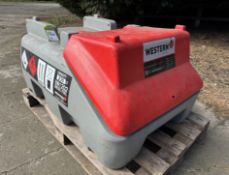 Western Global UN1202 Diesel Fuel Tank, 235litre capacity, with dispensing pump, hose and nozzle,