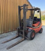 Linde H30D diesel Forklift Truck, 3000kg capacity, lift height 3250mm, closed height 2250mm, solid