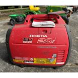 Honda EU Inverter 20i petrol Generator, 2000watts, with 230volts and 12volts outlets, with manual