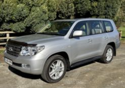 Toyota Landcruiser V8 D-4D auto 4x4; Registration: GU61 HVW; Date of Registration: 9 September 2011;